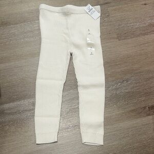 Gap Cream Kids Leggings - sweater leggings